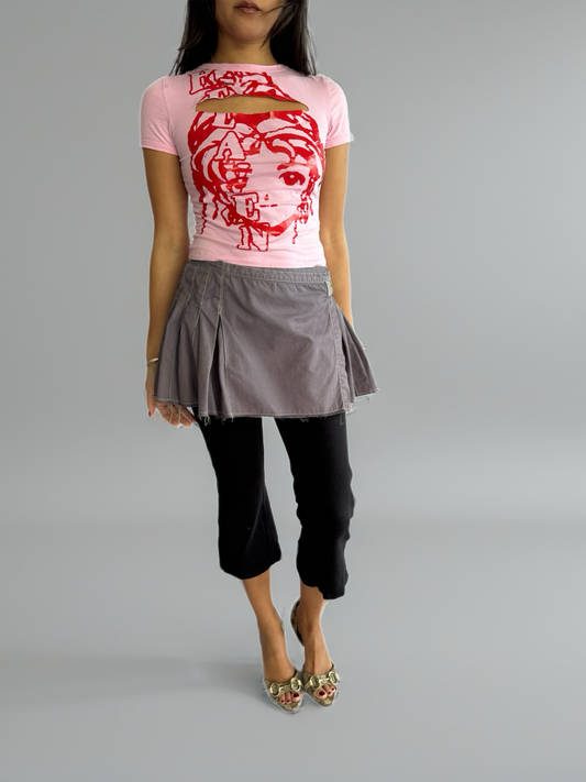 Hysteric glamour pleated mini skirt