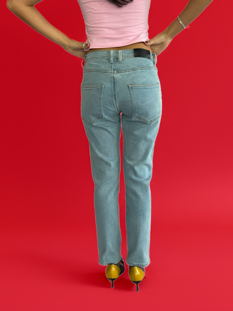 Fendi Blue Denim I Love Karl Jeans