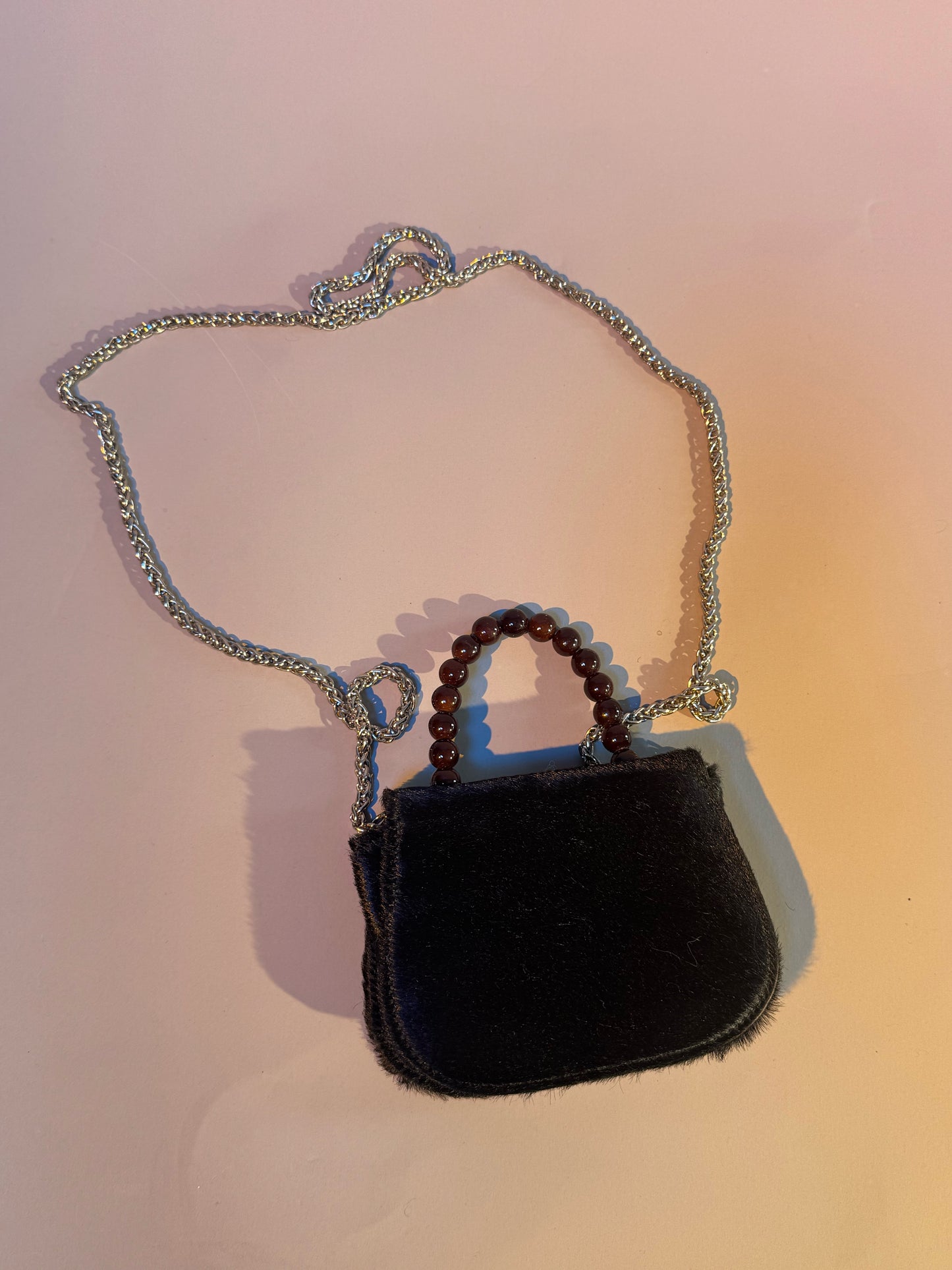 Maryam Nassir Zadeh pony hair mars purse