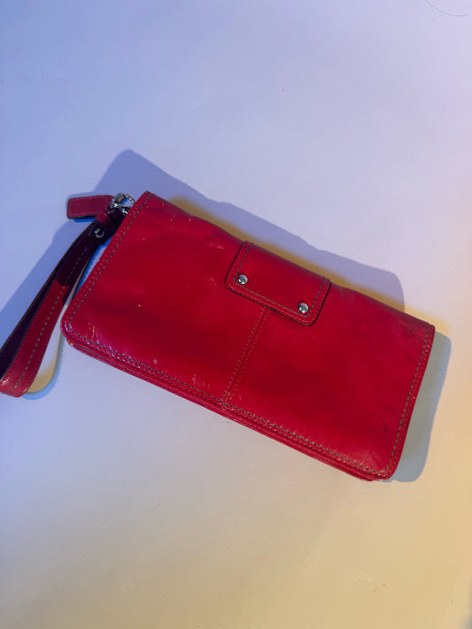 Coach bleeker wristlet clutch