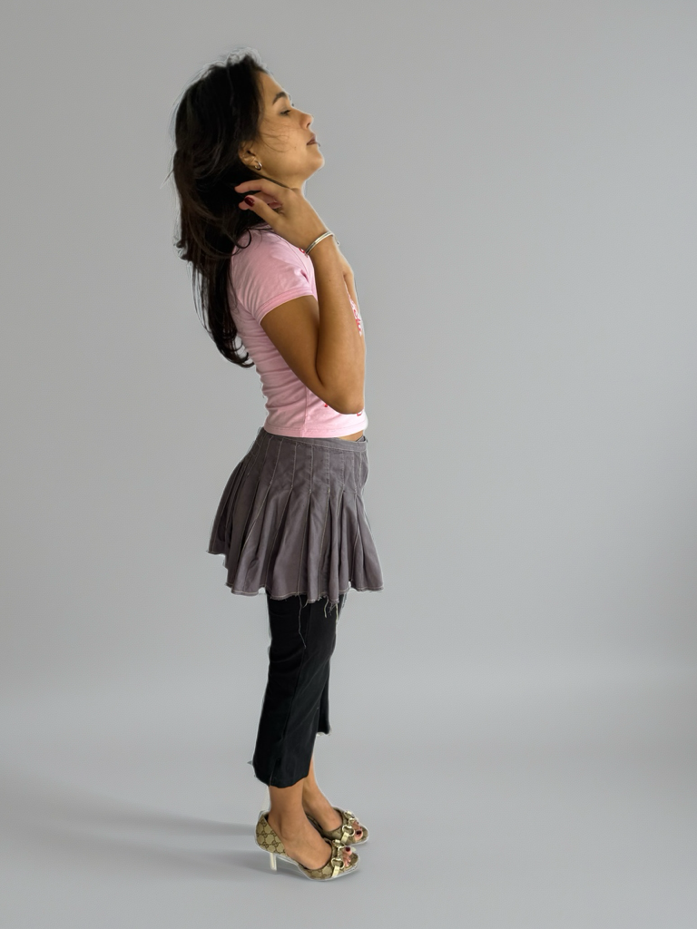 Hysteric glamour pleated mini skirt