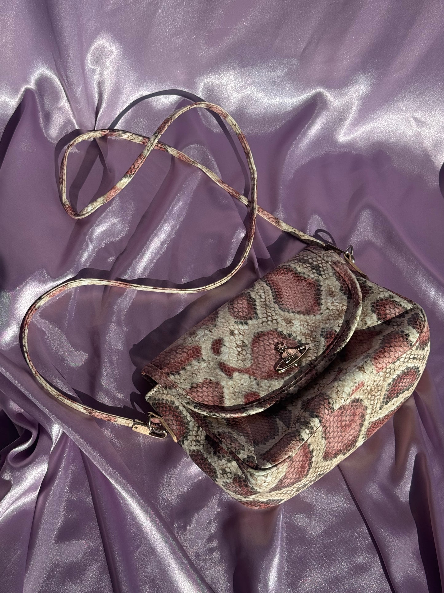 Vivienne Westwood snakeskin crossbody bag