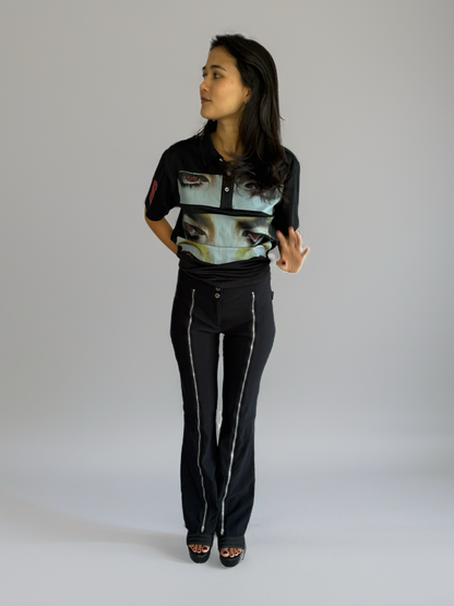 Face Off zip Flares