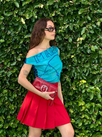 Custo Barcelona Double-Sided Sequin MARY top