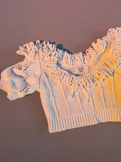 Maryam Nassir Zadeh 'shoreline' cotton knit crop top