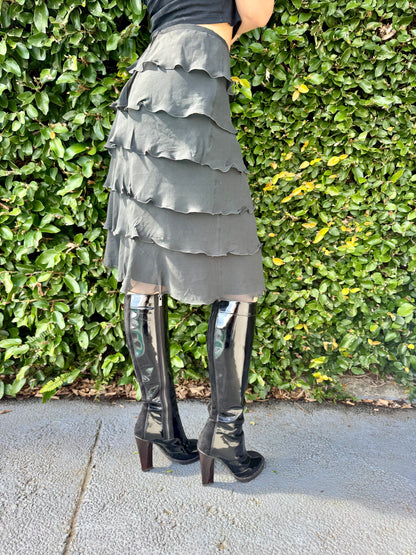 Armani collezioni ruffled skirt