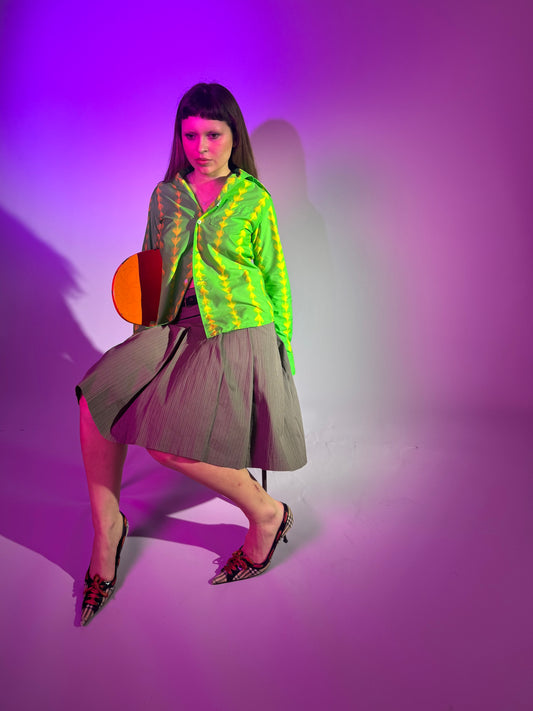 Cue Pleated midi