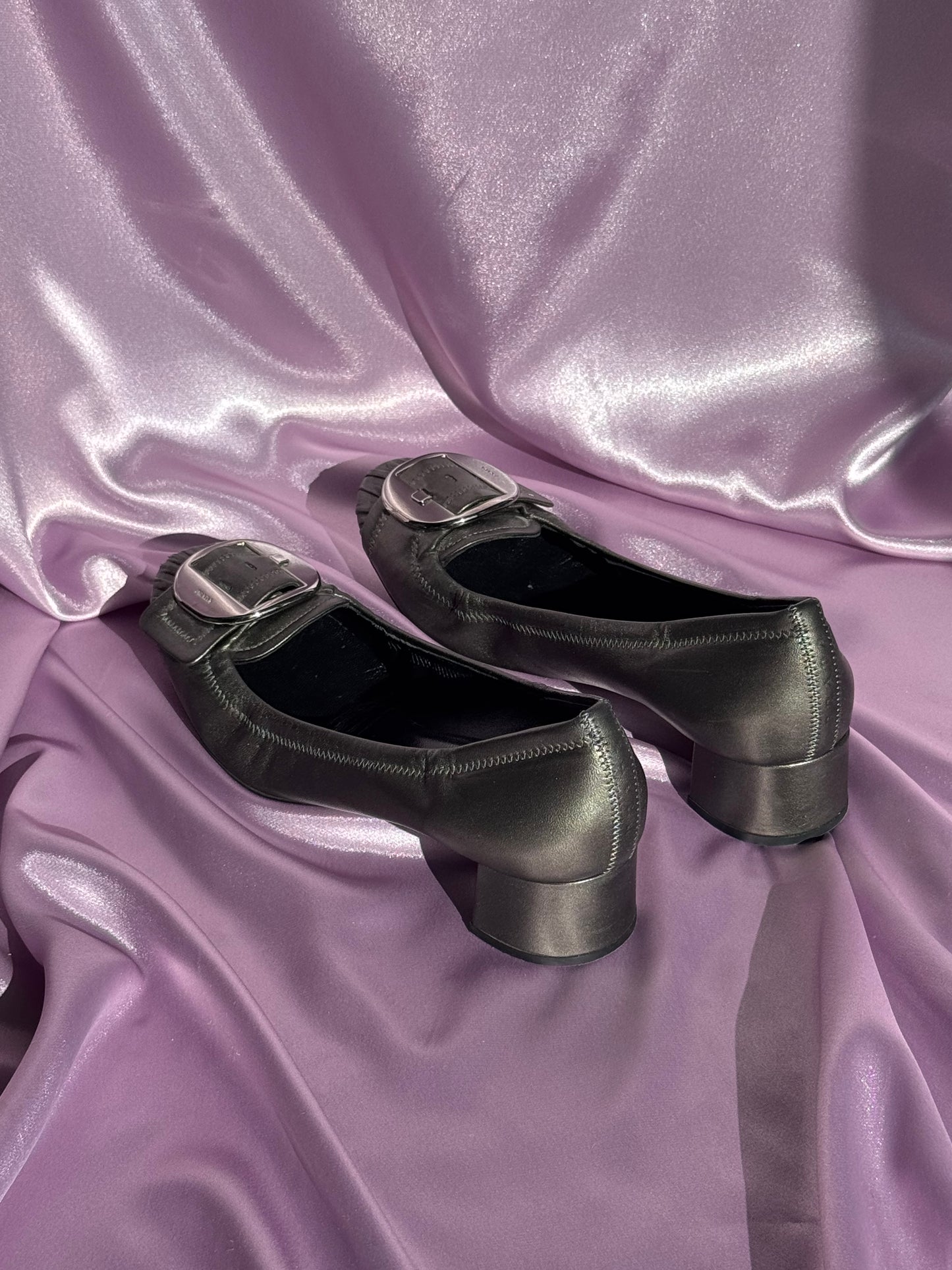 Prada buckle heels 38