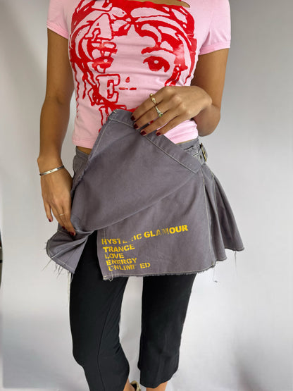 Hysteric glamour pleated mini skirt