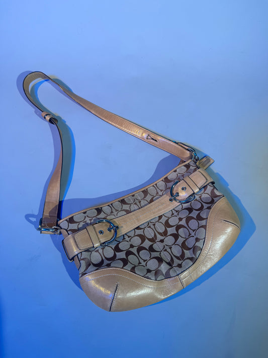 Vintage Coach Signature Buckle bag