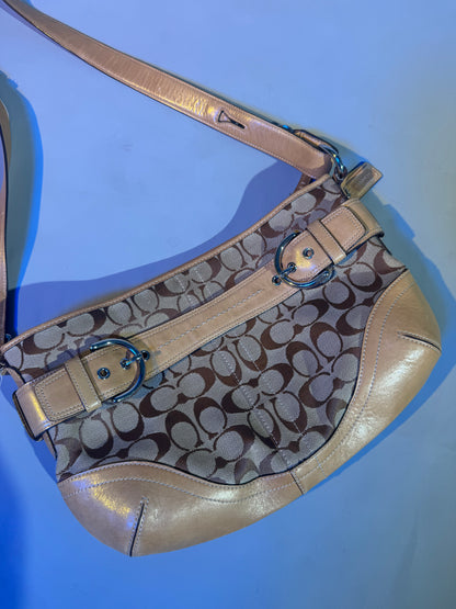 Vintage Coach Signature Buckle bag