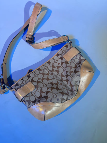 Vintage Coach Signature Buckle bag