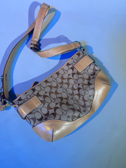 Vintage Coach Signature Buckle bag