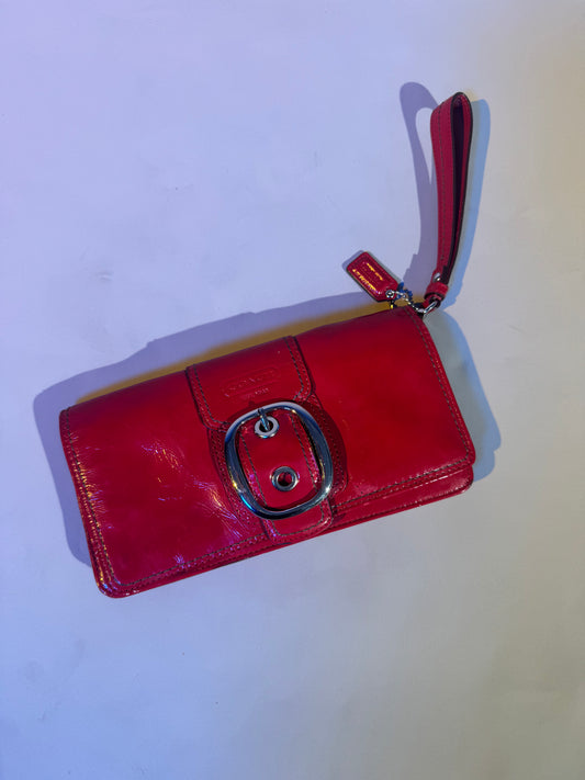 Coach bleeker wristlet clutch