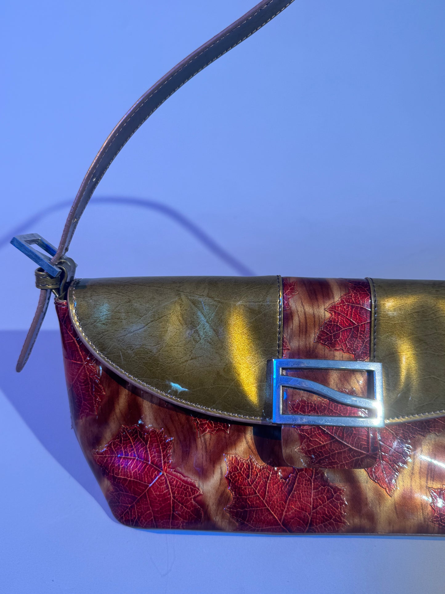 Patent Leather QT buckle bag