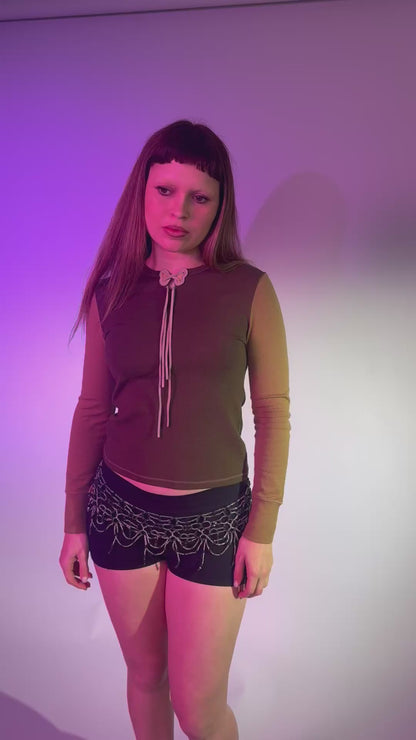 Miu Miu 1999 Butterfly top